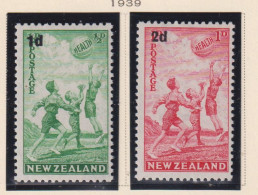 NEW ZEALAND  - 1939 Health Set Hinged Mint - Ongebruikt