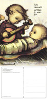 ILLUSTRATION, M.I. HUMMEL, LUTE PLAYING CHERUB, NR. 212 A, CHILD, CHRISTMAS, NEW YEAR, SIGNED, POSTCARD - Hummel