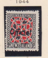 NEW ZEALAND  - 1944 Official 8d Hinged Mint - Oficiales