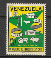 VENEZUELA 1966 MINISTERY OF AGRICULTURE AND LIVESTOCK MNH MI 1645 SC C918 - Venezuela