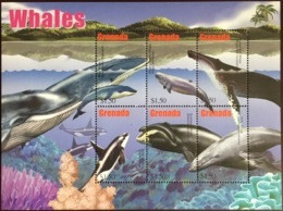 Grenada 2002 Whales Sheetlet MNH - Baleines