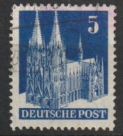 MiNr. 75 Deutschland Alliierte Besetzung Bizone    1948, 1. Sept. / 1952. Freimarken: Bautenserie. - Used