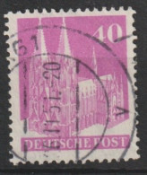 MiNr. 90 Deutschland Alliierte Besetzung Bizone    1948, 1. Sept. / 1952. Freimarken: Bautenserie. - Usados