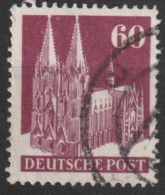 MiNr. 93 Deutschland Alliierte Besetzung Bizone    1948, 1. Sept. / 1952. Freimarken: Bautenserie. - Usati