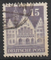 MiNr. 82 Deutschland Alliierte Besetzung Bizone    1948, 1. Sept. / 1952. Freimarken: Bautenserie. - Gebraucht