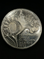 10 DEUTSCHE MARK ARGENT 1972 F STUTTGART JO DE MUNICH STADE OLYMPIQUE ALLEMAGNE / GERMANY SILVER - 10 Mark