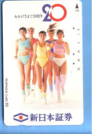 Japan Telefonkarte Japon Télécarte Phonecard -  Frau Women Femme Sport - Personnages