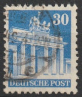 MiNr. 89 Deutschland Alliierte Besetzung Bizone    1948, 1. Sept. / 1952. Freimarken: Bautenserie. - Usados