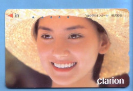 Japan Telefonkarte Japon Télécarte Phonecard -  Frau Women Femme Clarion - Personnages