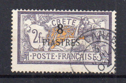 !!! CRETE, N°19 OBLITERE - Used Stamps