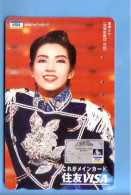 Japan Telefonkarte Japon Télécarte Phonecard -  Frau Women Femme Visa - Personnages