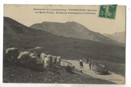 Val-Cenis (73) : MP D'un Attelage  Sur La Route De Sollières Du Hameau De Termignon Env 1911 (animé) PF. - Val Cenis