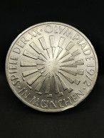 10 DEUTSCHE MARK ARGENT 1972 J HAMBOURG JO DE MUNICH EMBLEME  ALLEMAGNE / GERMANY SILVER - 10 Mark