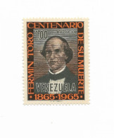 VENEZUELA 1965 FERMIN TORO CENTENARY OF DEATH PERSONALITIES HISTORY MNH MI 1635 - Venezuela