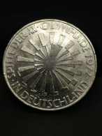 10 DEUTSCHE MARK ARGENT 1972 D MUNICH JO DE MUNICH EMBLEME  ALLEMAGNE / GERMANY SILVER - 10 Mark