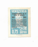 VENEZUELA 1965 ANNIVERSARY OF JAMAICA LETTER HISTORY SCOTT C909 MICHEL 1633 - Venezuela