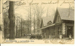 CP De BRUXELLES " Laiterie Du Bois " Avec Voisin ( Image D'une Autre Carte Sur La Gauche ) - Cafés, Hôtels, Restaurants