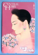 Japan Telefonkarte Japon Télécarte Phonecard -  Frau Women Femme - Mode