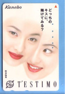 Japan Telefonkarte Japon Télécarte Phonecard -  Frau Women Femme Kanebo - Moda