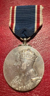 Inglaterra Medalla Jorge VI Coronación 1937 - Sonstige & Ohne Zuordnung