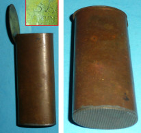 Ancienne Boite Pyrogène En Métal SA Déposé - Mecheros (Pyrogenes)