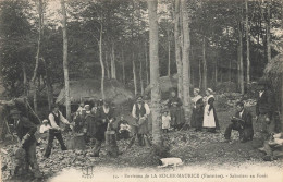 La Roche Maurice * Environs * Les Sabotiers En Forêt * Métier Sabots Bois Sabotier Chaussures - La Roche-Maurice