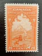 Canada 1927 MH Sc E3* 20c Special Delivery, Light Damage - Ungebraucht