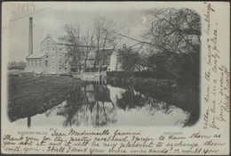 Waddon Mills, Croydon, Surrey, 1899 - Blum & Degen Postcard - Surrey