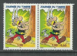 France Journée Du Timbre Astérix  N° P3226A XX La Paire 3226 + 3225a,   Sans Charnière, TB - Journée Du Timbre