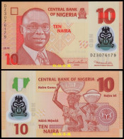 Nigeria 10 Naira, (2010), Sign.3:Sanusi-Nda 7 Digit Numbers, Polymer,  UNC - Nigeria