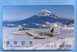 Japan Telefonkarte Japon Télécarte Phonecard -  Militär Armee Flugzeug  F 15 - Armee