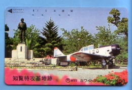 Japan Telefonkarte Japon Télécarte Phonecard -  Militär Armee Flugzeug - Armee