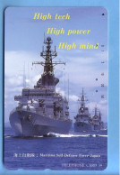 Japan Telefonkarte Japon Télécarte Phonecard -  Militär Armee Schiff Marine - Armada