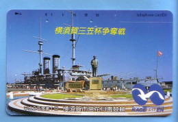 Japan Telefonkarte Japon Télécarte Phonecard -  Militär Armee Schiff Marine - Army