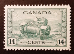 Canada 1943 MH Sc 259* 14c War Issue, Ram Tank - Neufs