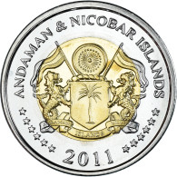 Monnaie, Inde, 10 Rupees, 2011, ANDAMAN & NICOBAR ISLANDS ., SPL, Bimétallique - Inde