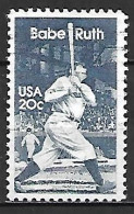 ETATS - UNIS     -     BASE-BALL    /   Babe  RUTH     -     Oblitéré - Baseball