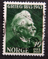 Norway 1943 Composer Edvard Grieg Minr.287  ( Lot C 270 ) - Gebraucht