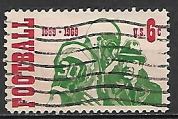 ETATS - UNIS     -   1969  .   FOOTBALL   AMERICAIN    -     Oblitéré - Oblitérés