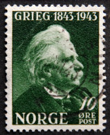 Norway 1943 Composer Edvard Grieg Minr.287  ( Lot C 351 ) - Gebraucht