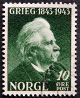 Norway 1943 Composer Edvard Grieg Minr.287  ( Lot C 398 ) - Gebraucht