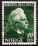 Norway 1943 Composer Edvard Grieg Minr.287  ( Lot C 428 ) - Gebraucht