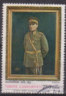 Kemal Ataturk - TURQUIE - Portrait En Tenue Militaire - N° 1885 - 1968 - Gebruikt