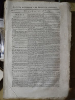 France Paris GAZETTE NATIONALE Ou LE MONITEUR UNIVERSEL 1789 Année Complete. 131 Numeros - Kranten Voor 1800