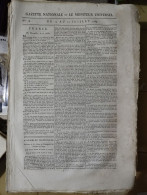 France Paris GAZETTE NATIONALE Ou LE MONITEUR UNIVERSEL 1789 Année Complete. 131 Numeros - Newspapers - Before 1800