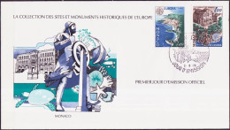 Europa CEPT 1978 Monaco FDC3 Y&T N°1139 à 1140 - Michel N°1319A à 1320A - 1978