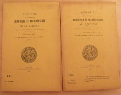 Bulletin Historique Et Archéologique De La Mayenne. 1947, Tome LXI-224,225. Laval Chateau-Gontier. Goupil. - Pays De Loire