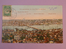 BA0 TURQUIE  BELLE CARTE 1908 CONSTANTINOPLE A LIERNEUX BELGIQUE +PONT STAMBOUL    +AFF. INTERESSANT++  + - Storia Postale