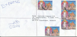 Zambia Registered Cover Sent Express To Denmark 18-8-1993 (sent From The Embassy Of Russia Lusaka) - Zambia (1965-...)