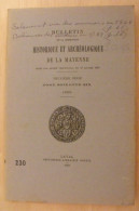 Bulletin Historique Et Archéologique De La Mayenne. 1956, Tome LXVI-230. Laval Chateau-Gontier. Goupil. - Pays De Loire